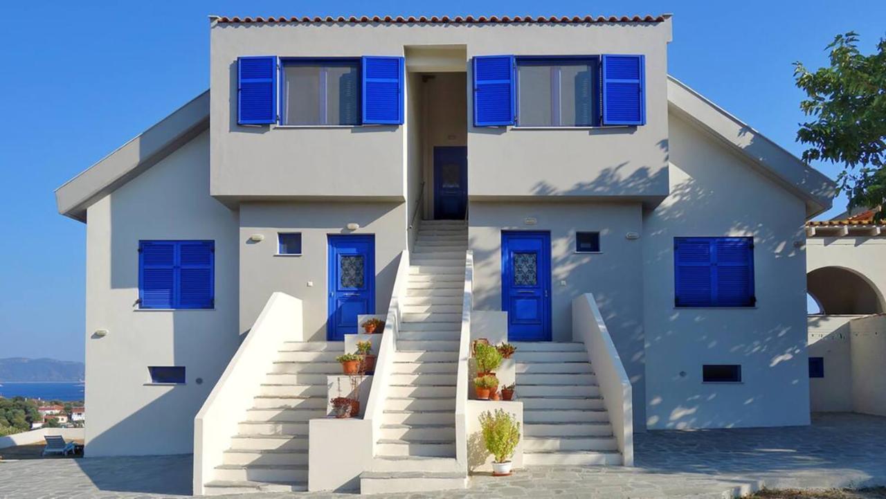 Olive Bay Hilltop Apartments Ammouliani Dış mekan fotoğraf